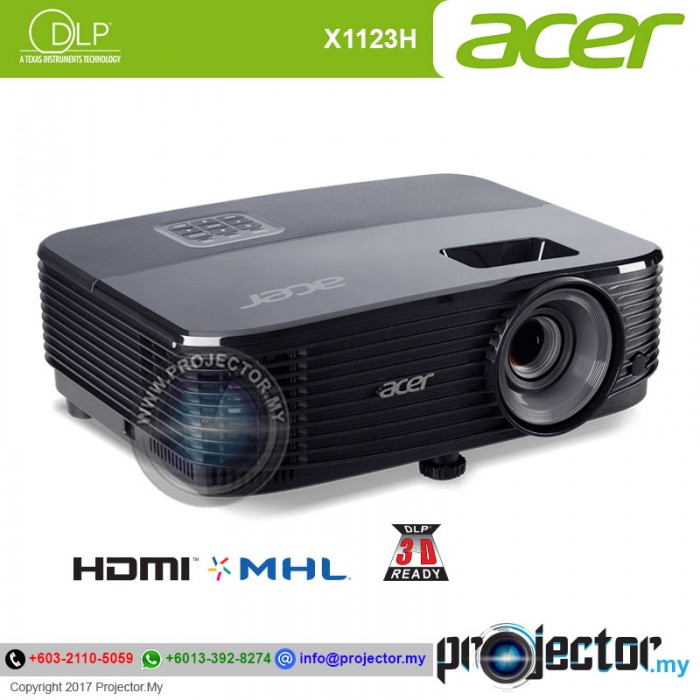 Acer X1123H Essential DLP Projector