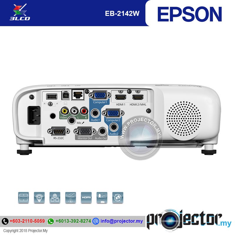 Epson EB-2142W WXGA 3LCD Projector