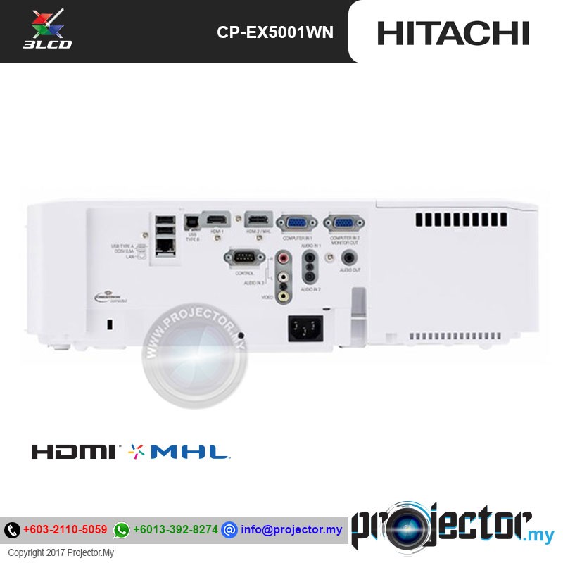 Hitachi CP-EX5001WN XGA P…