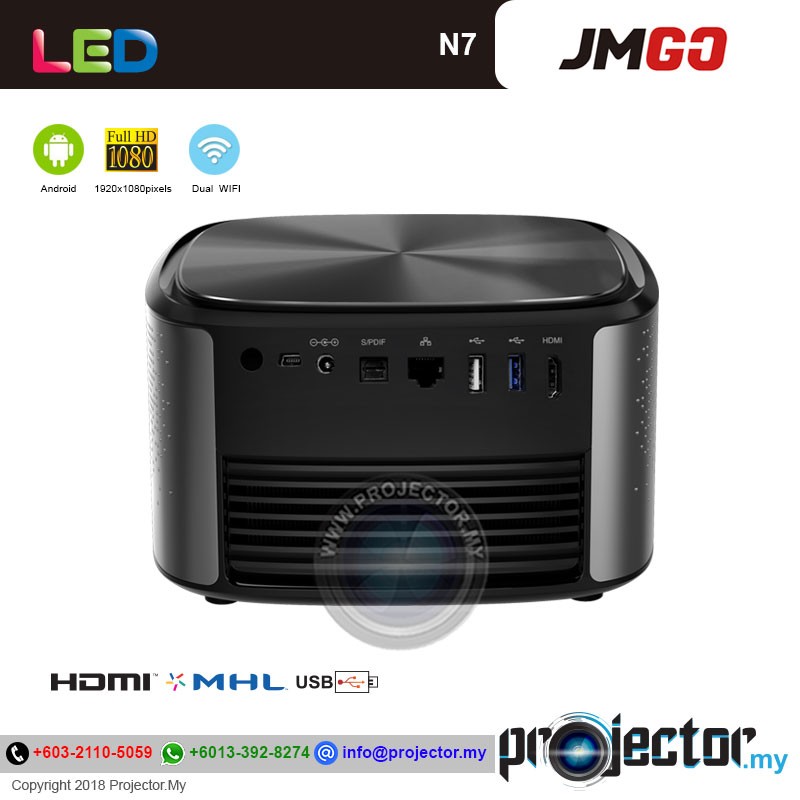 JmGO N7 Mini Portable LED Wireless/WIFI Android Projector