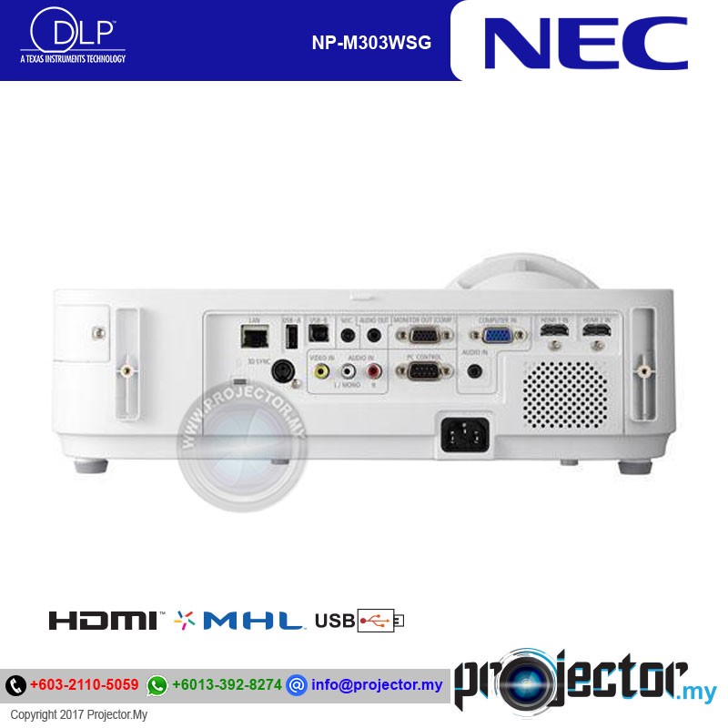 NEC NPM303WSG Short Throw Projector