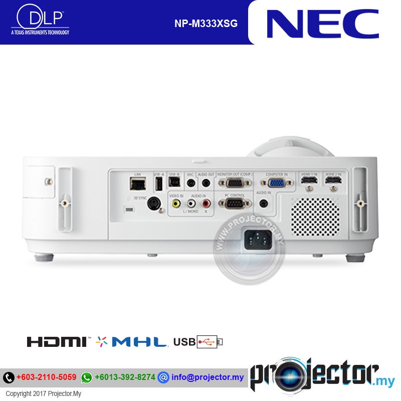 NEC NPM333XSG Short Throw Projector