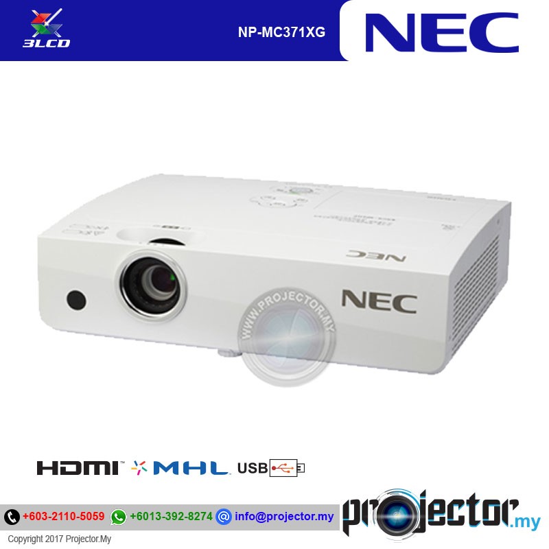 NEC NPMC371XG 3700 LUMENS XGA PROJECTOR
