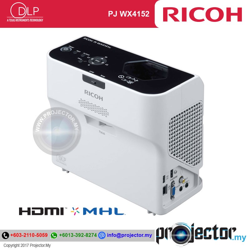 Ricoh PJ WX4152 Ultra Short Throw Projector