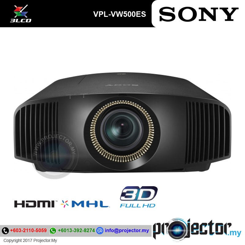 Sony VPL-VW500ES 4K 3D Projector