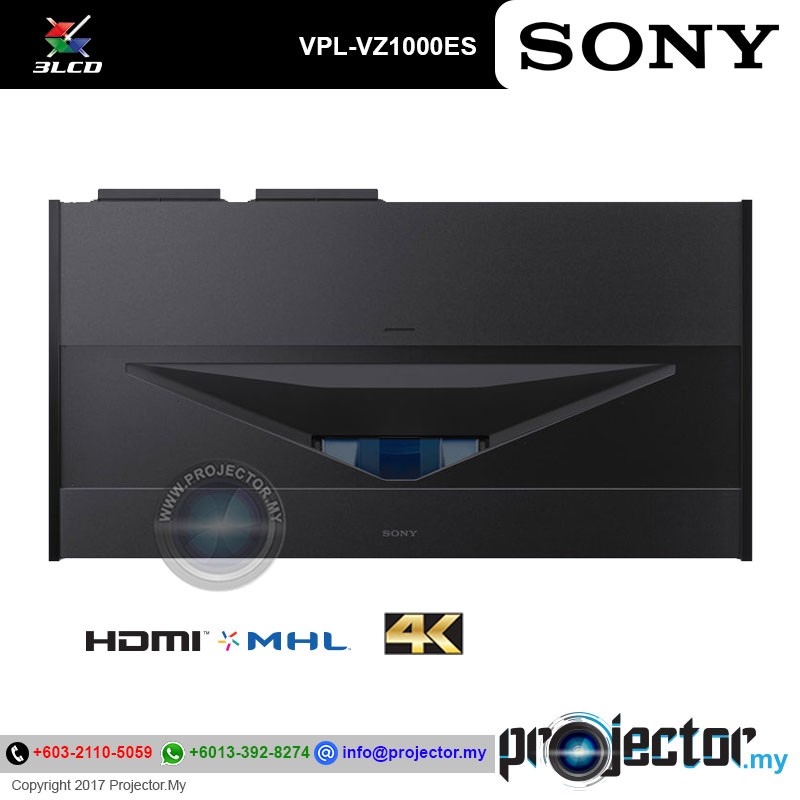 Sony VPLVZ1000ES Ultra Short Throw 4K Projector