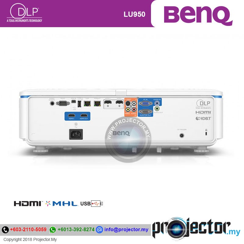 BenQ LU950 WUXGA Installation Laser Projector