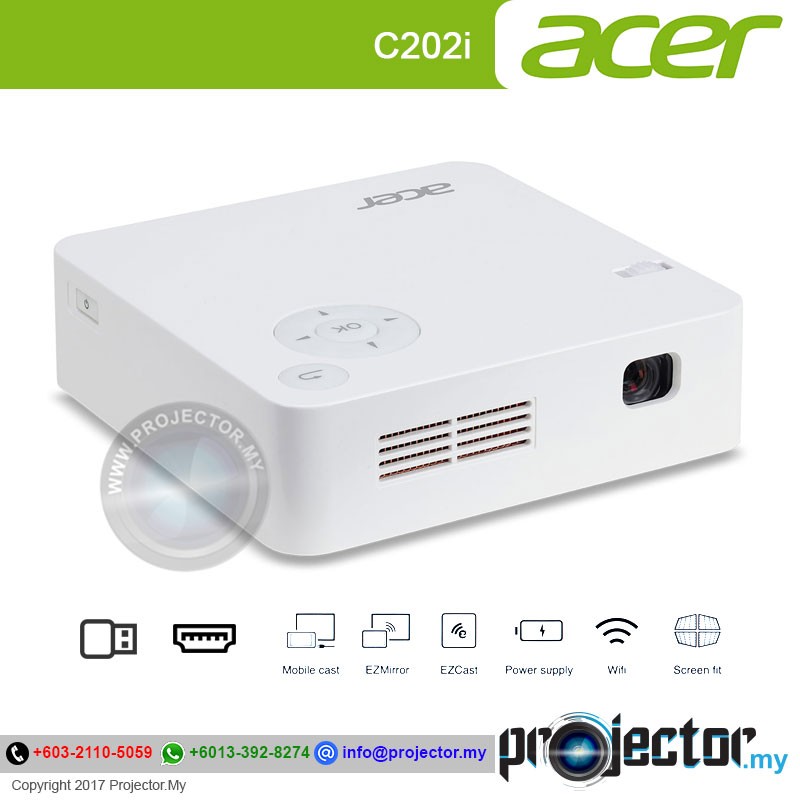 Acer C202i LED Portable Projector