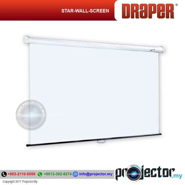 Draper Star Economical Classroom Wall Screen
