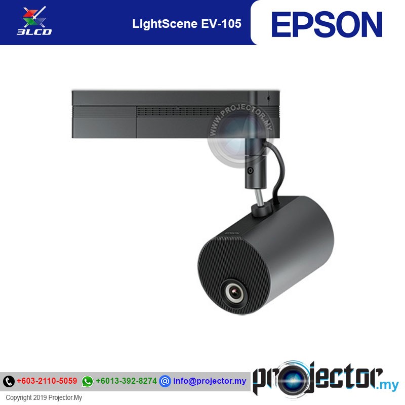 Epson LightScene EV105 Accent Lighting 3LCD Laser Projector