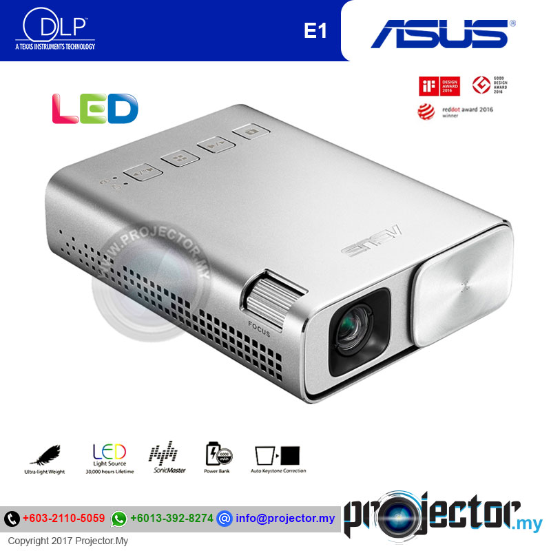 Asus Zenbeam E1 Portable LED Pocket Projector
