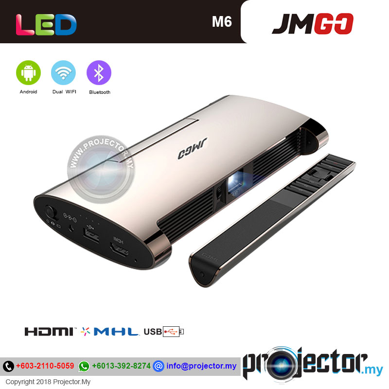 JmGO M6 Mini Portable LED Wireless/WIFI Android Projector