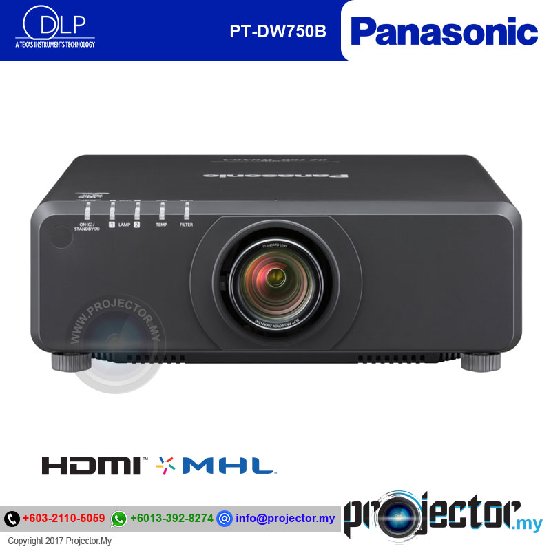 PANASONIC PT-DW750 WXGA 7000 LUMENS INSTALLATION PROJECTOR