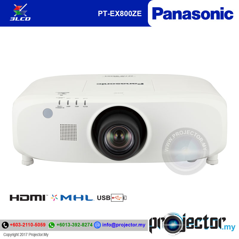 Panasonic PT-EX800 ☆7500ルーメン HDMI PIP機能