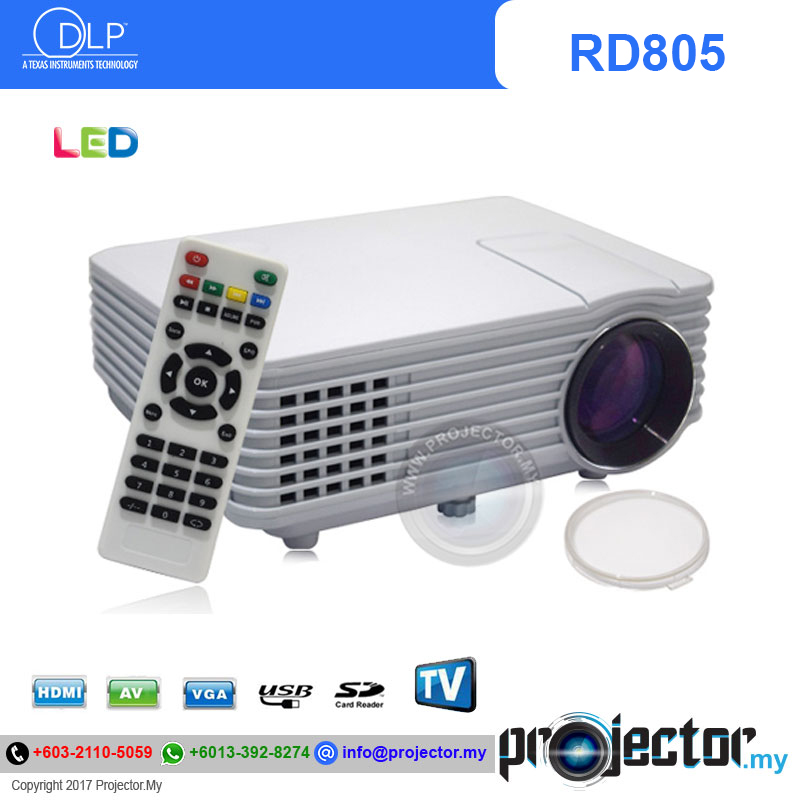 RD805 Mini LED Projector