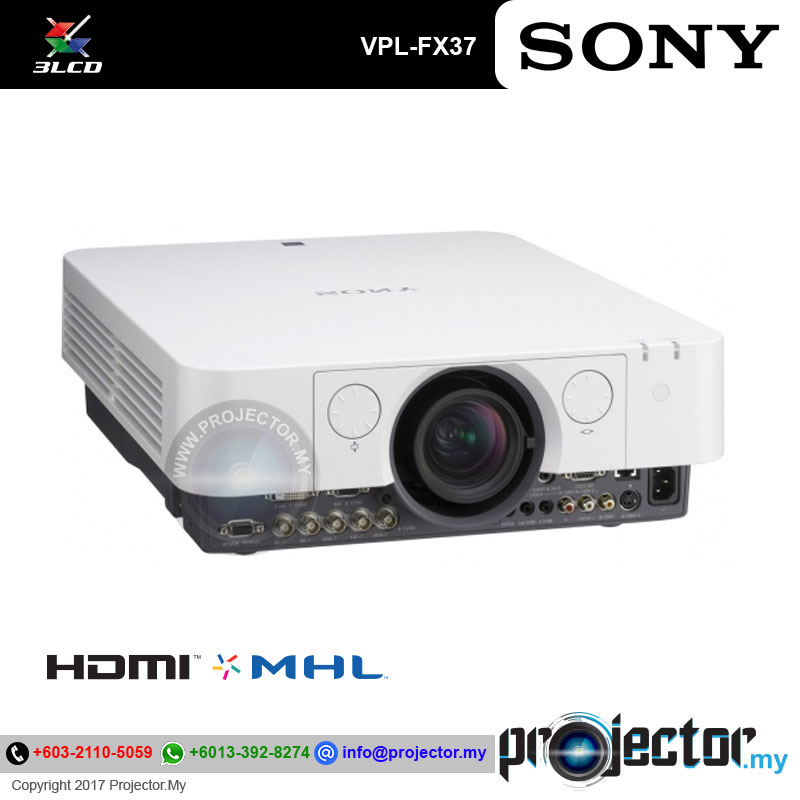 Sony VPLFX37 XGA 6000 Lumens Projector