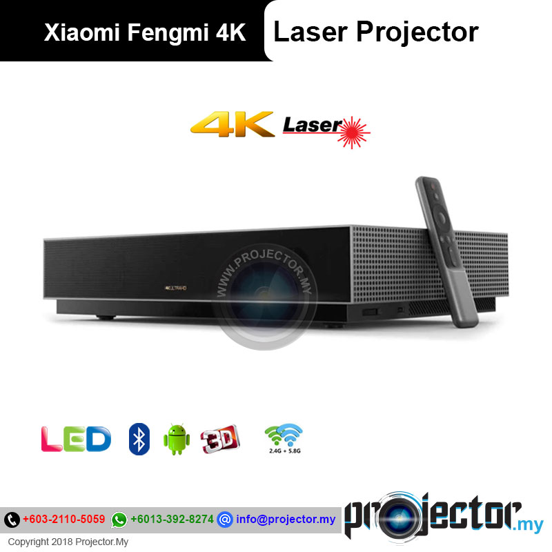 Xiaomi Fengmi 4K Ultra Short Throw 5000 Lumens Smart Android Laser